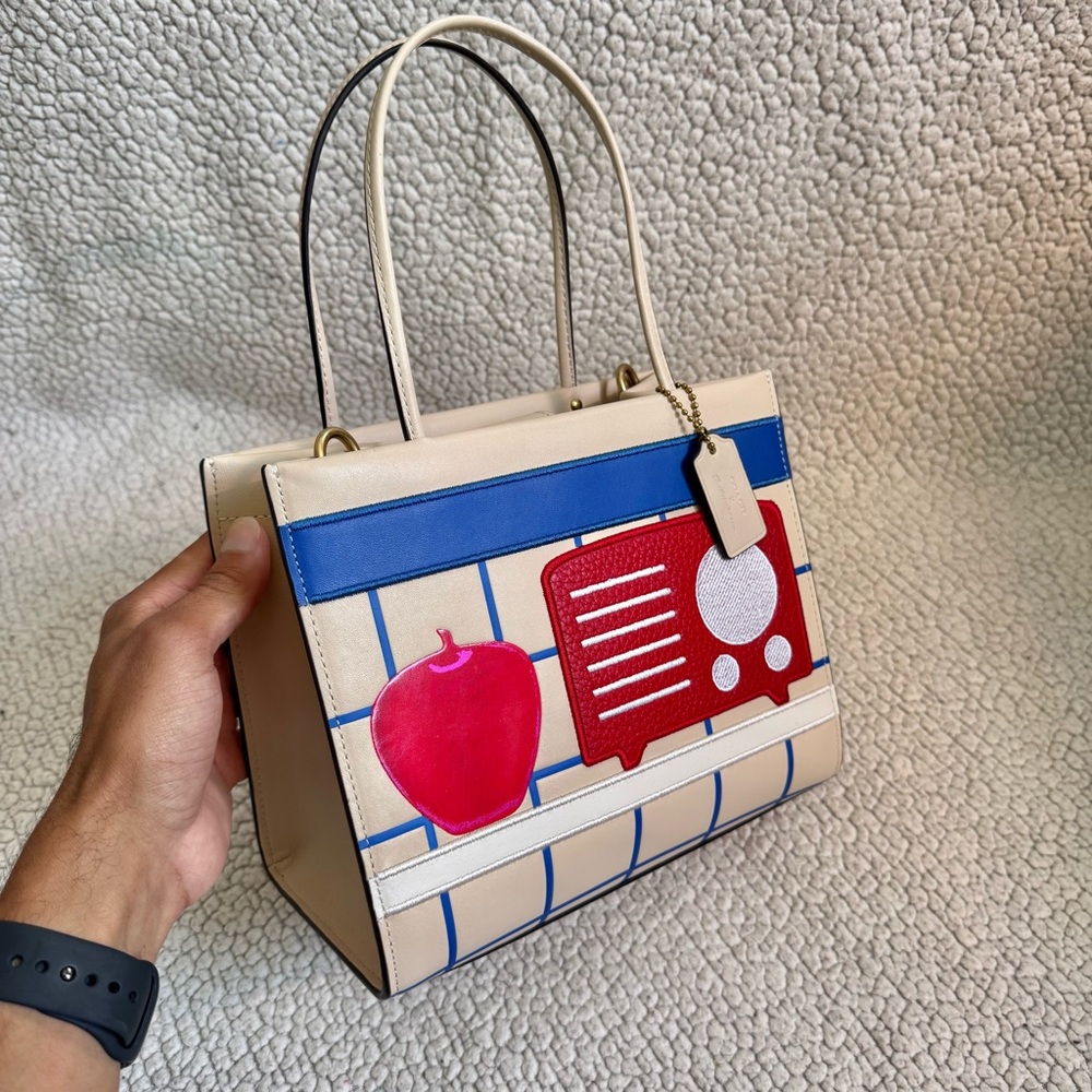 Coach X Tom Wesselmann Cashin Carry Tote 22 - Picture 2 of 8